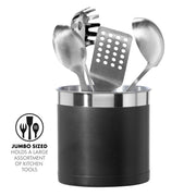 OGGI - Jumbo Utensil Holder Home & Kitchen Stainless Steel