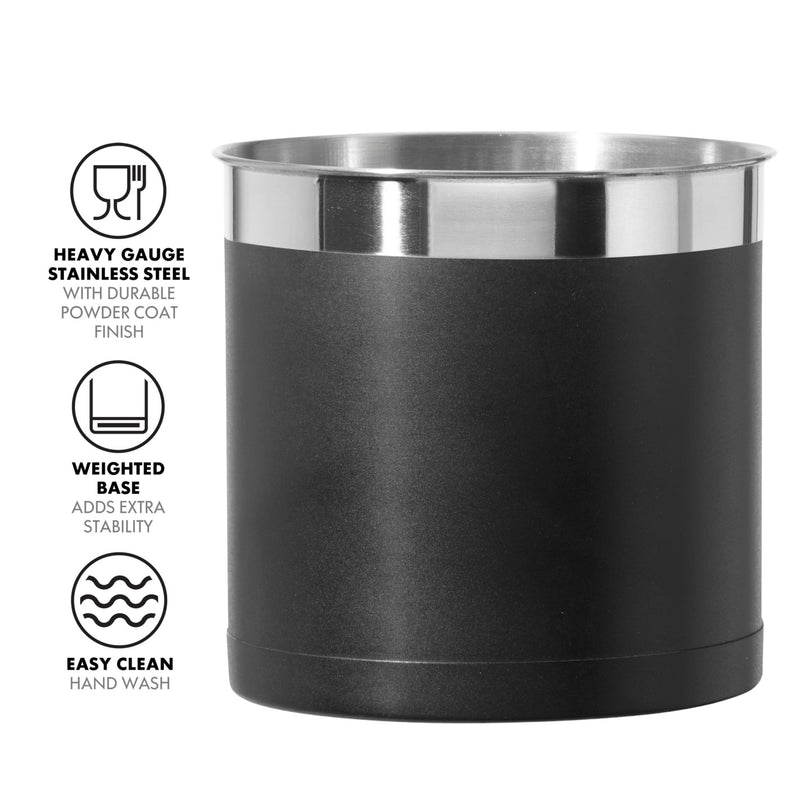 OGGI - Jumbo Utensil Holder Home & Kitchen Stainless Steel