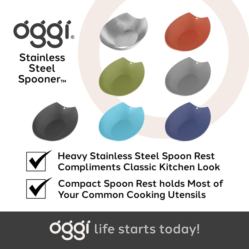 OGGI - Small Spoon Rest Home & Kitchen Black