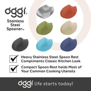 OGGI - Small Spoon Rest Home & Kitchen Silver
