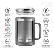OGGI - THERMOMUG™ Insulated Mug Home & Kitchen Natural