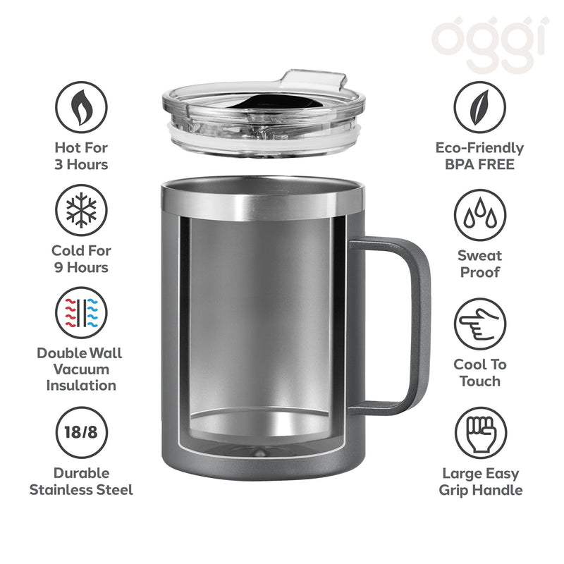OGGI - THERMOMUG™ Insulated Mug Home & Kitchen Natural