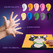 OKTO - COLORING WITH CLAY BY NUMBERS - CAT Games & Toys