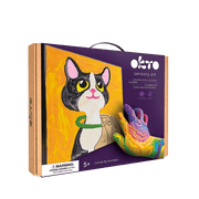 OKTO - COLORING WITH CLAY BY NUMBERS - CAT Games & Toys
