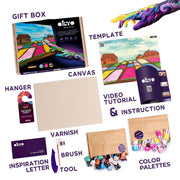 OKTO - DIY 3D CREATIVE PAINTING SET - DUTCH FLOWER GARDEN Food & Candy