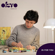 OKTO - DIY 3D CREATIVE PAINTING SET - DUTCH FLOWER GARDEN Food & Candy