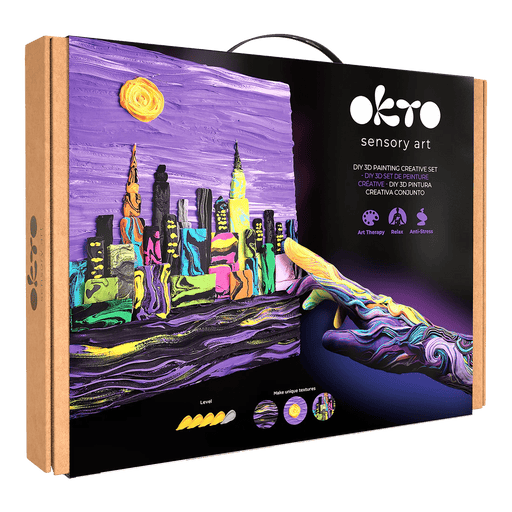 OKTO - DIY 3D CREATIVE PAINTING SET - NEW YORK SKYLINE Games & Toys