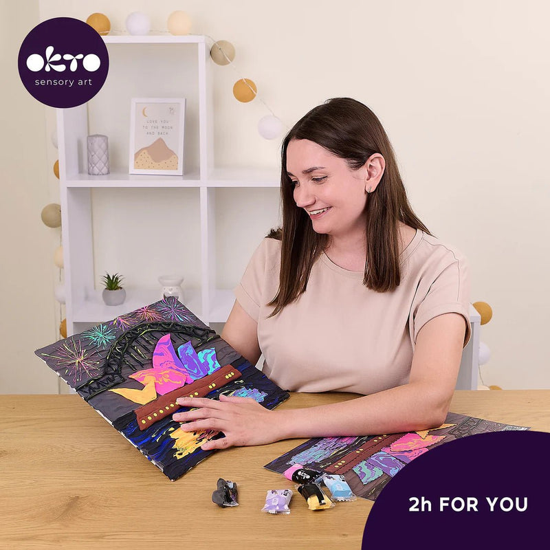 OKTO - DIY 3D CREATIVE PAINTING SET - SYDNEY OPERA HOUSE Games & Toys