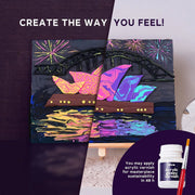 OKTO - DIY 3D CREATIVE PAINTING SET - SYDNEY OPERA HOUSE Games & Toys