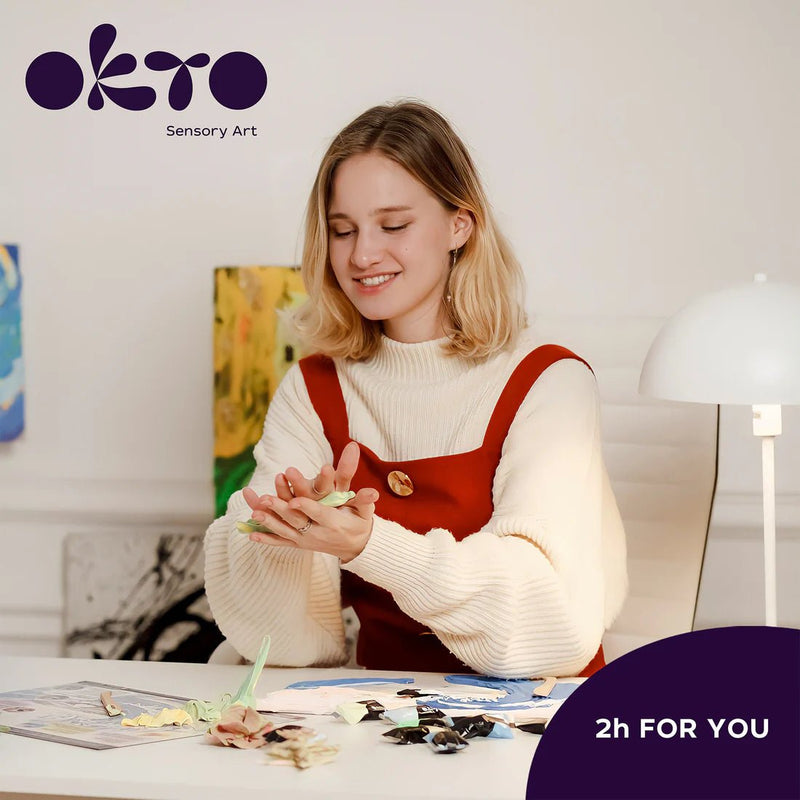 OKTO - DIY 3D CREATIVE PAINTING SET - THE BIG WAVE IN KANAGAWA Games & Toys