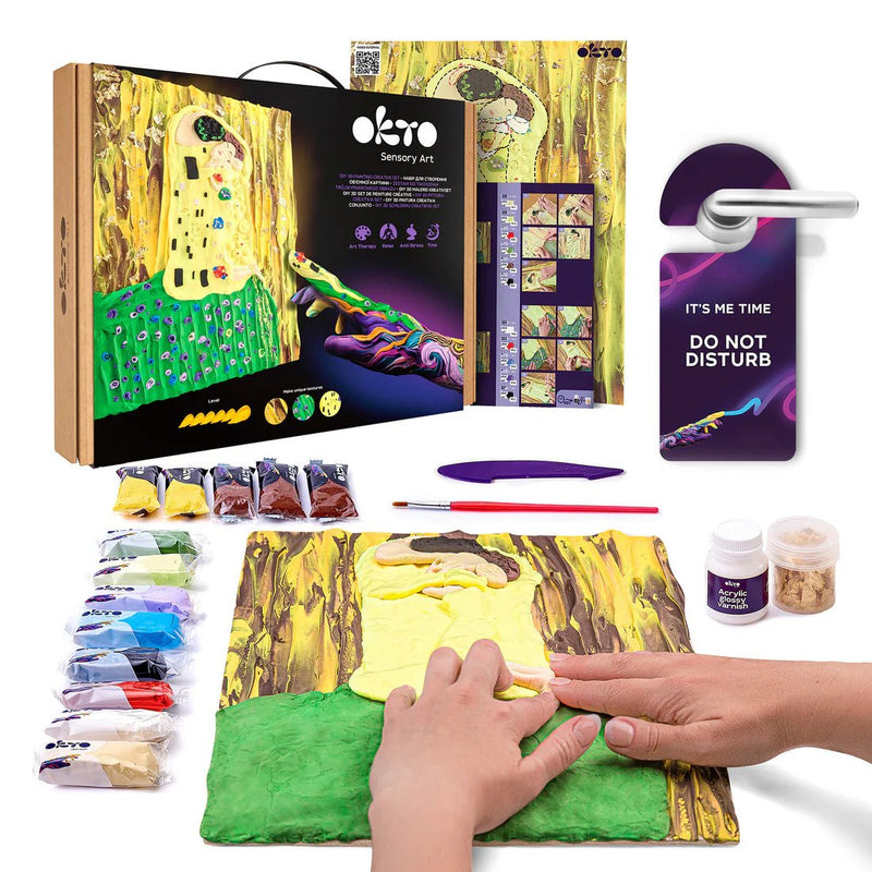 OKTO - DIY 3D CREATIVE PAINTING SET - THE KISS Games & Toys