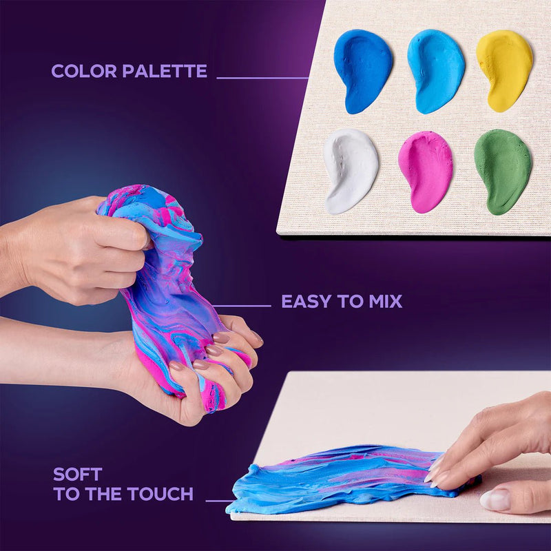 OKTO - DIY 3D CREATIVE PAINTING SET - WATER LILIES Games & Toys