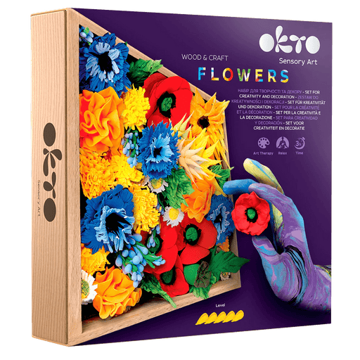 OKTO - WOOD & CRAFT - FLOWERS - FREEDOM Games & Toys