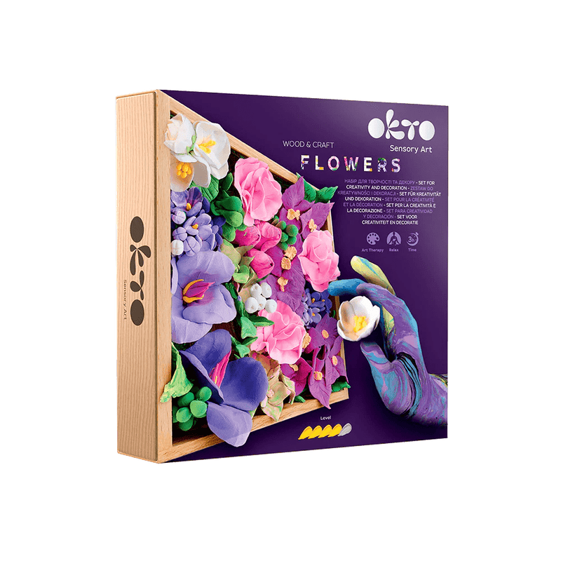 OKTO - WOOD & CRAFT - FLOWERS - INSPIRATION Games & Toys