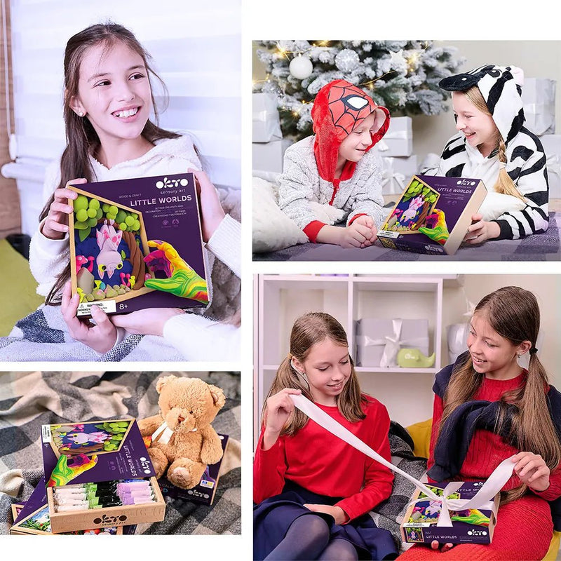 OKTO - WOOD & CRAFT - LITTLE WORLDS - BAT Games & Toys