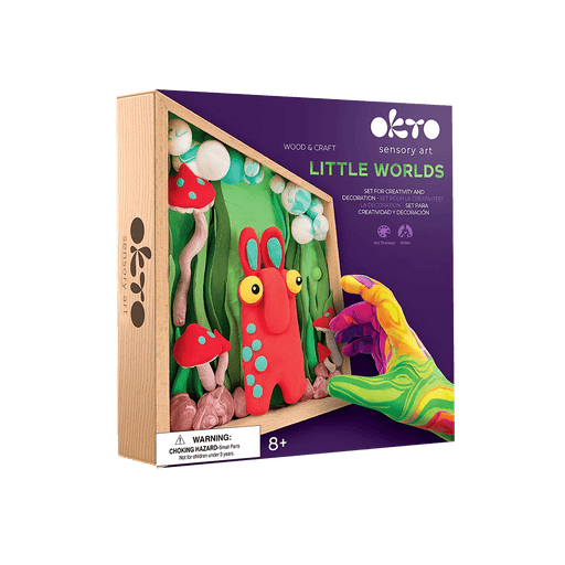 OKTO - WOOD & CRAFT - LITTLE WORLDS - MOMMY TROLL Games & Toys