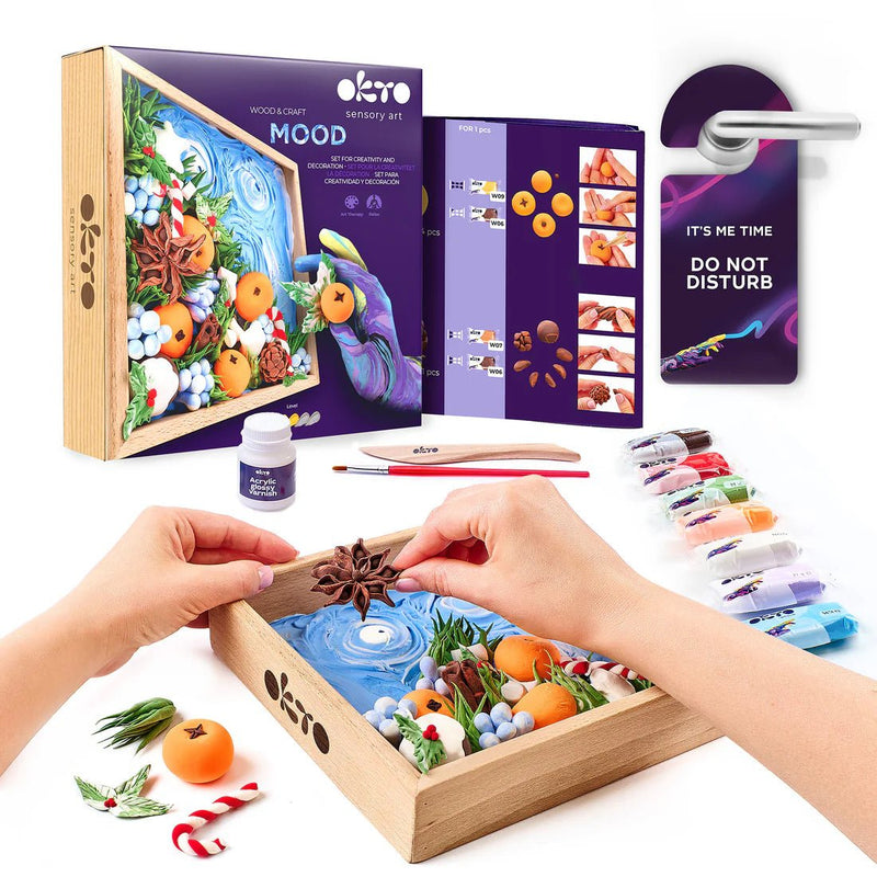 OKTO - WOOD & CRAFT - MOOD - HAPPINESS Games & Toys