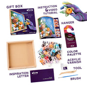 OKTO - WOOD & CRAFT - MOOD - HAPPINESS Games & Toys