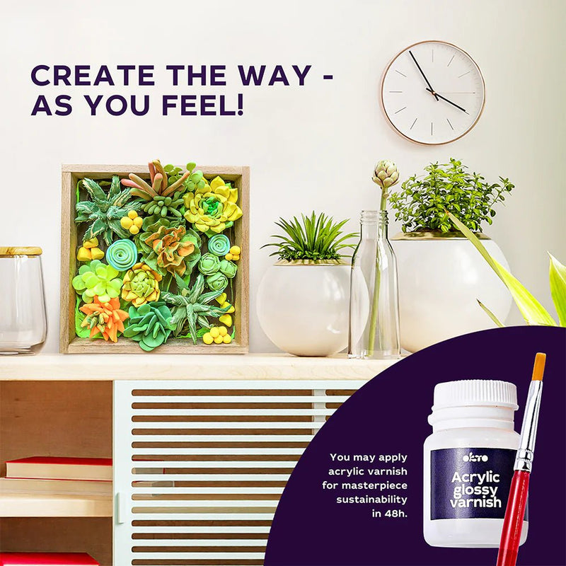 OKTO - WOOD & CRAFT - SUCCULENTS - ENERGY Games & Toys