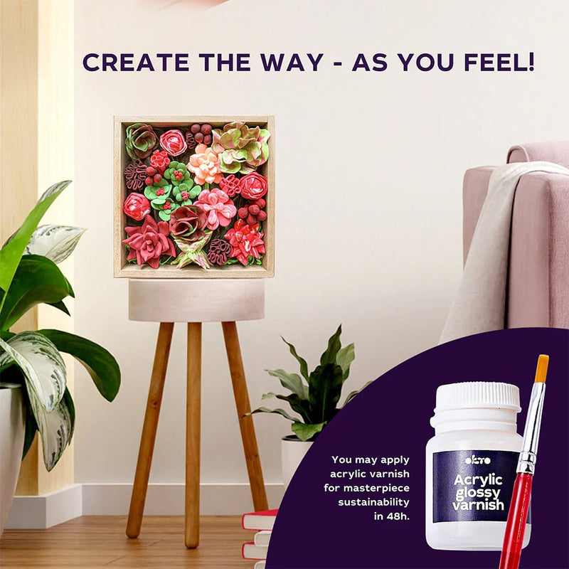 OKTO - WOOD & CRAFT - SUCCULENTS - PASSION Games & Toys