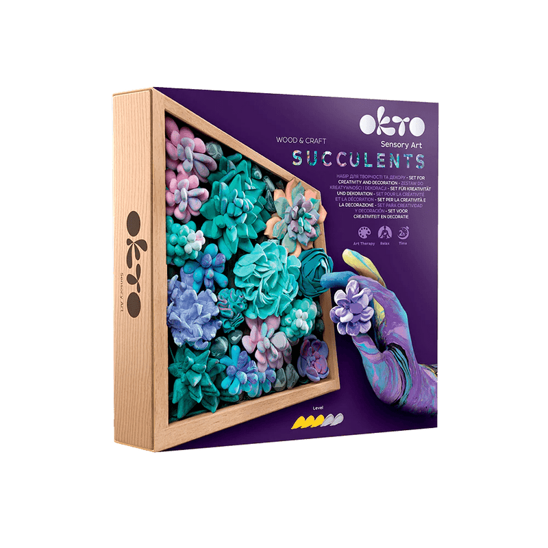 OKTO - WOOD & CRAFT - SUCCULENTS - TENDERNESS Games & Toys