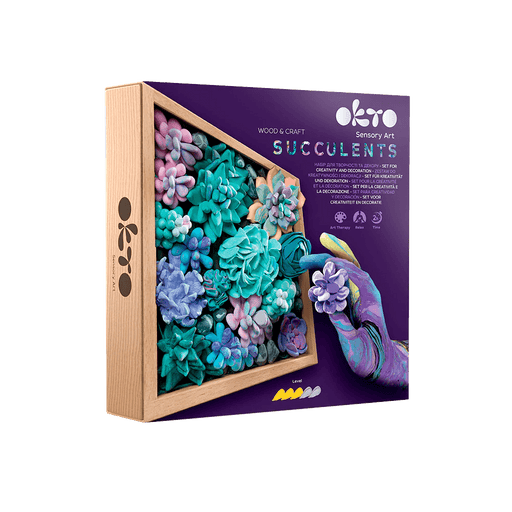 OKTO - WOOD & CRAFT - SUCCULENTS - TENDERNESS Games & Toys