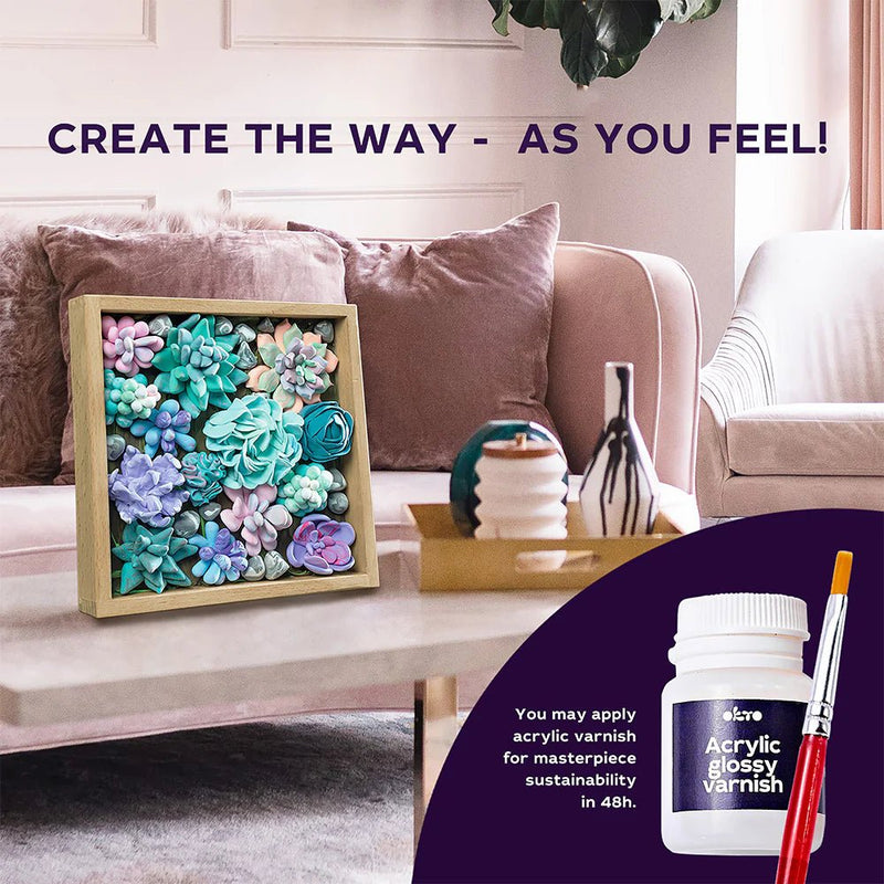 OKTO - WOOD & CRAFT - SUCCULENTS - TENDERNESS Games & Toys