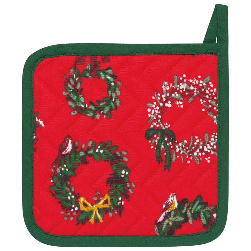 Now Designs - Wreaths Christmas Potholder