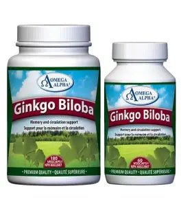 Omega Alpha - Ginkgo Biloba 60 Vcaps Health & Wellness