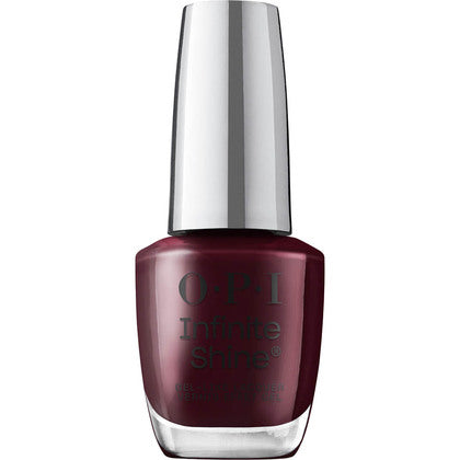 OPI Infinite Shine Mrs. O'Leary's BBQ burgundy creme nail polish, 15 mL