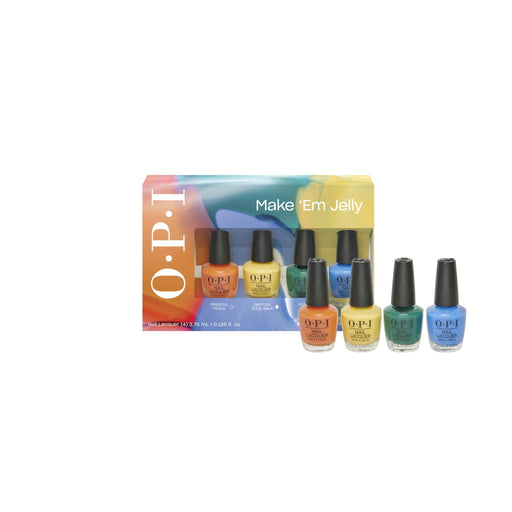 OPI - Nail Lacquer Make Em Jelly Mini Pack 4 Pcs Beauty & Personal Care