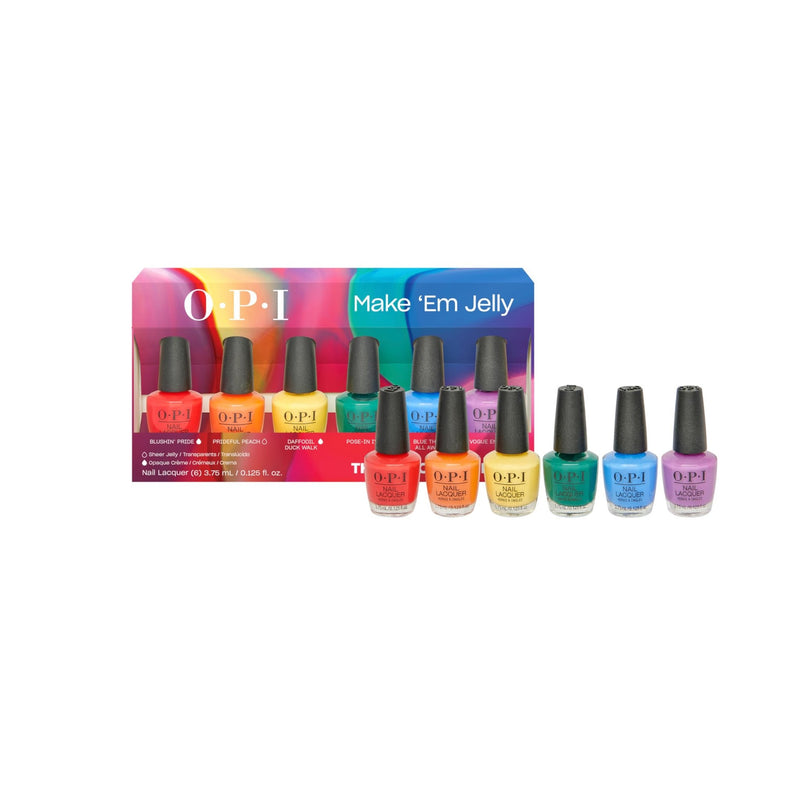 OPI - Nail Lacquer Make Em Jelly Mini Pack 6 Pcs Beauty & Personal Care