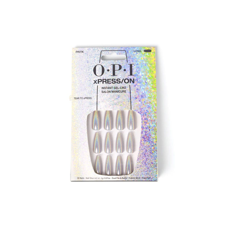 OPI - Xpress ON Artificial Nails IYKYK Long Coffin + Beauty & Personal Care