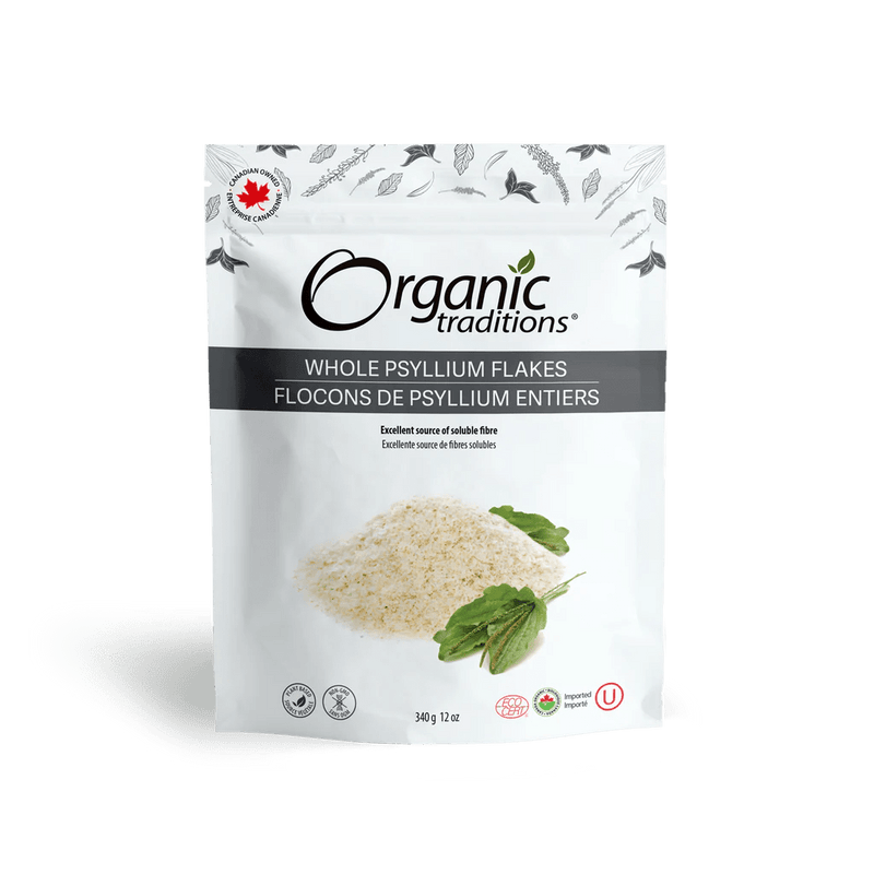 Organic Traditions - Whole Psyllium Flakes 340g Health & Wellness