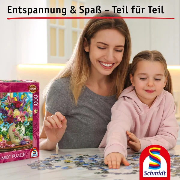 Schmidt Spiele - 1000 Piece Puzzle - Flower Bouquet
