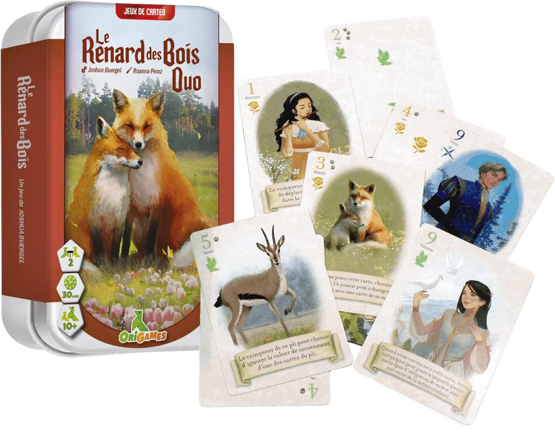 Origames - LE RENARD DES BOIS DUO - BOITE MÉTAL Toys & Games