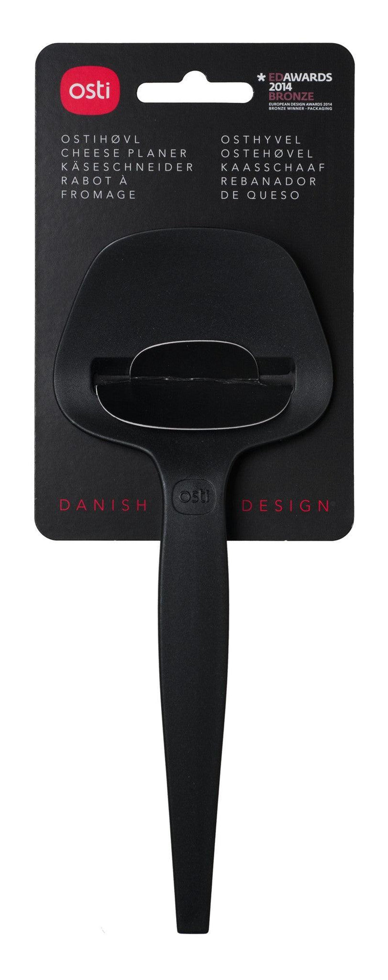 Osti - CHEESE PLANE for Serving and Slicing — Kitchen Utensil and Cheese Tool Home & Kitchen Black