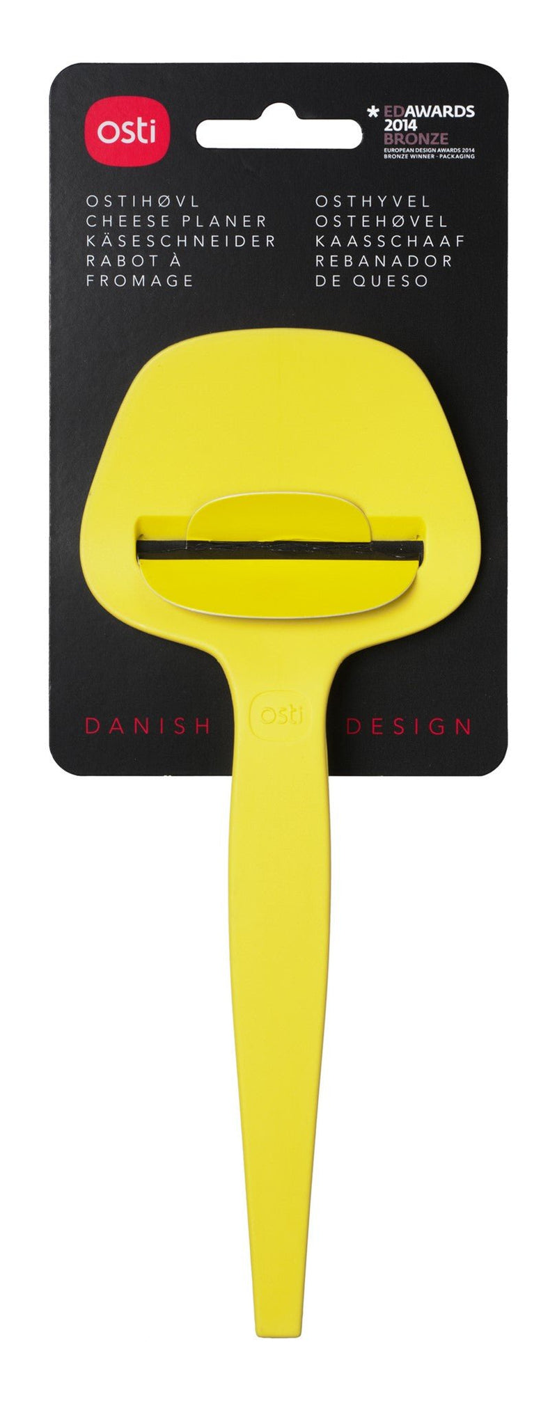 Osti - CHEESE PLANE for Serving and Slicing — Kitchen Utensil and Cheese Tool Home & Kitchen Yellow