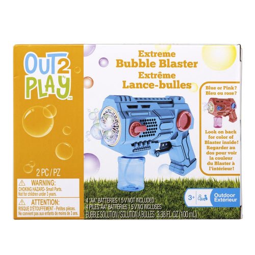 OUT to PLAY - BUBBLE BLASTER WITH LIGHT Games & Toys