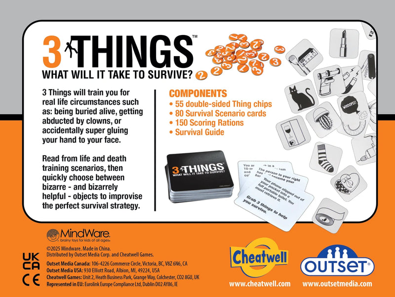 Outset Media - 3 Things (French) Toys & Games