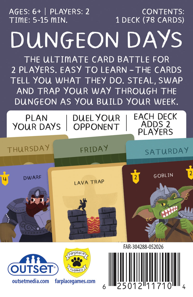 Outset Media - Dungeon Days Card Game - product view 2