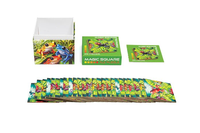 Outset Media - Magic Square Puzzle: Frogs (25pc) Toys & Games