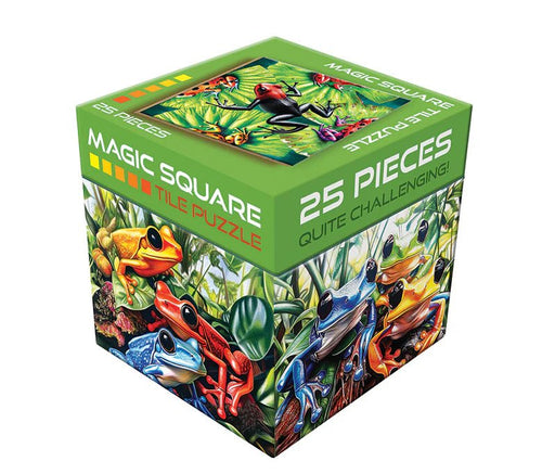 Outset Media - Magic Square Puzzle: Frogs (25pc) Toys & Games