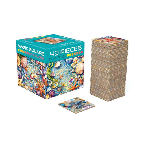 Outset Media - Magic Square Puzzle: Tidal Pool (49pc) Toys & Games