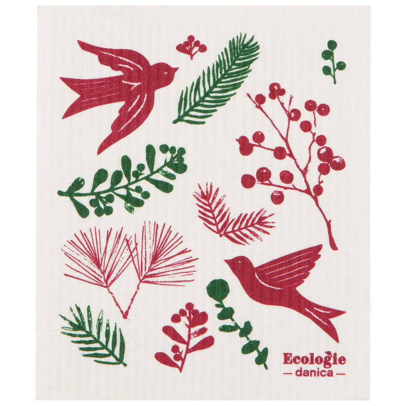Now Designs - Winterberry Christmas Swedish Dishcloth