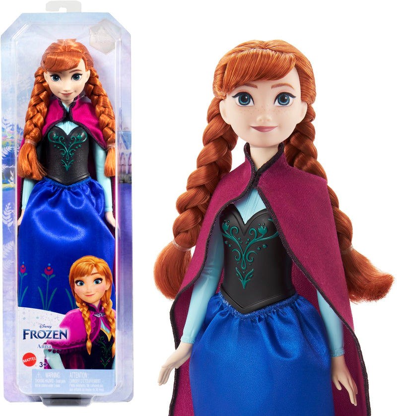 Disney Frozen - Fashion Doll - Anna - Blue & Purple Outfit - Product view