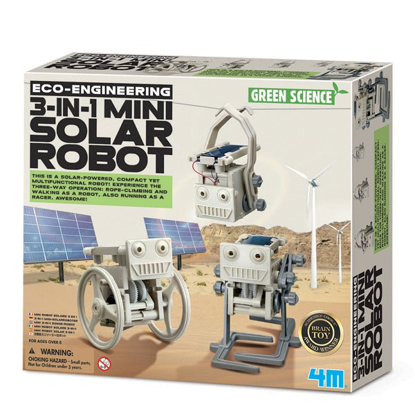 4M - GREEN SCIENCE - 3-in-1 Mini Solar Robot