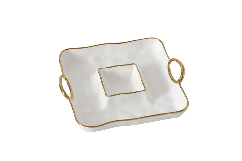 Pampa Bay - Golden Handles Square Chip&Dip