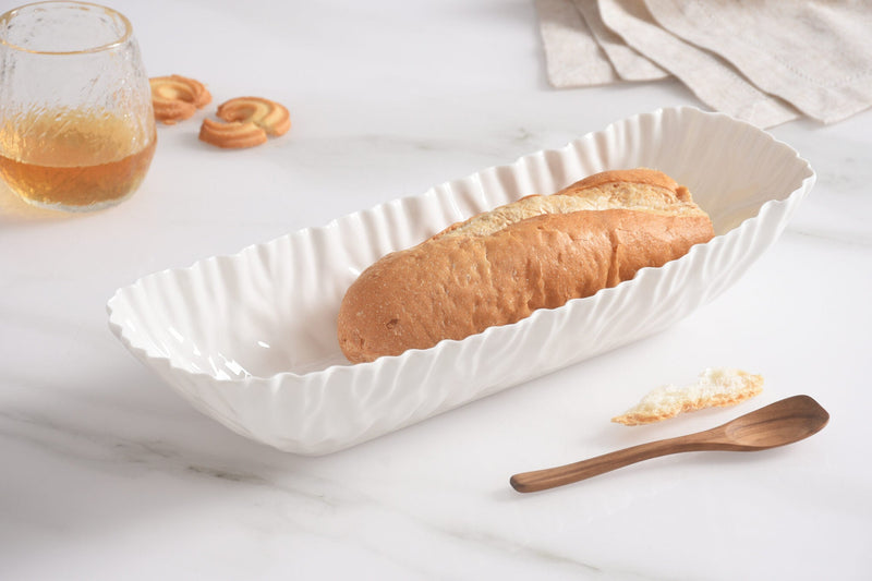 Pampa Bay - Mascali Bianca Deep Rectangular Server Home & Kitchen