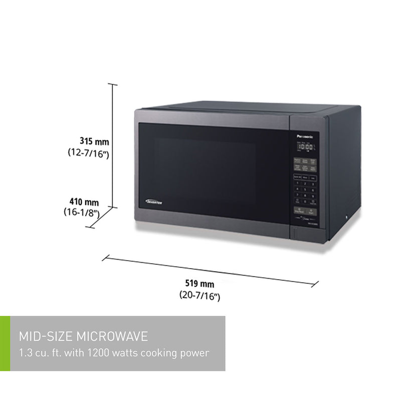 Panasonic NN-SC678S Genius Microwave, 1.3 cu. ft. — Refurbished